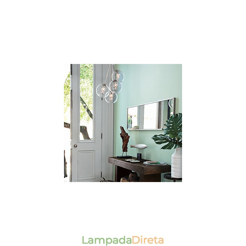 Luminária pendente estilo mini clássico tradicional com pintura