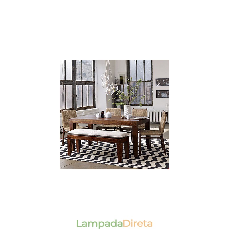 Luminária pendente estilo mini clássico tradicional com pintura