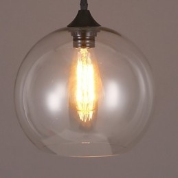 Criativo Nordic Contratado Rural Bola de Vidro Cabeça Única DropLight