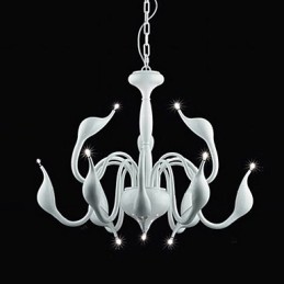 Lustre de metal galvanizado estilo vela contemporâneo moderno