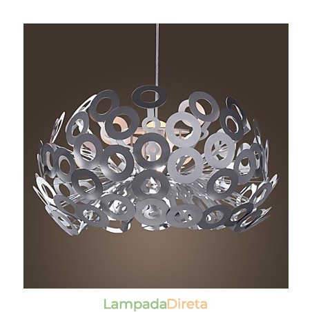 Luminária pendente moderna em formato de círculo Abajur em destaque Luminária pendente moderna em formato de círculo Abajur em destaque