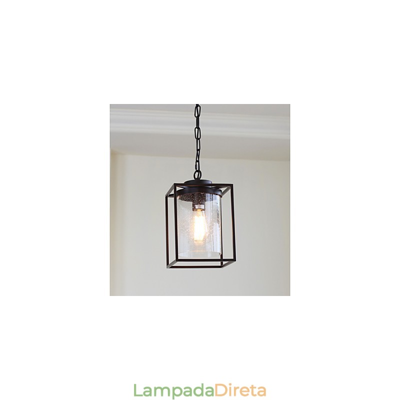 Moldura quadrada do teto de vidro do estilo country nórdico