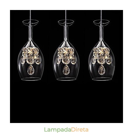 Ilha Contemporânea Moderna Outros Lustre de Metal Pendente Luz