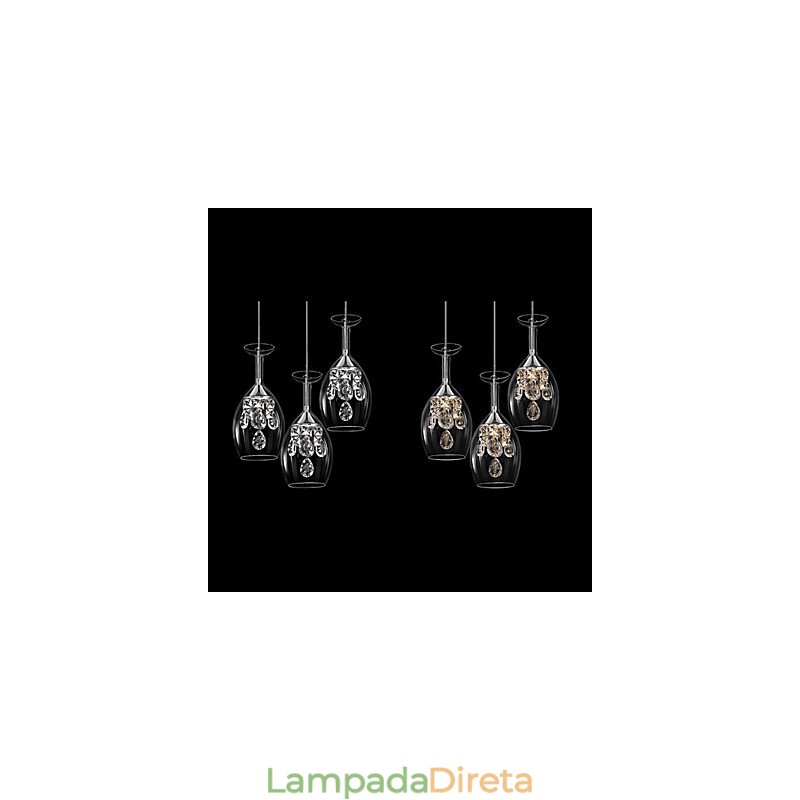 Ilha Contemporânea Moderna Outros Lustre de Metal Pendente Luz