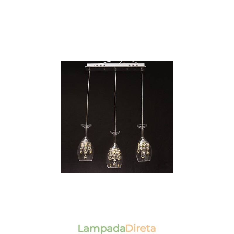 Ilha Contemporânea Moderna Outros Lustre de Metal Pendente Luz