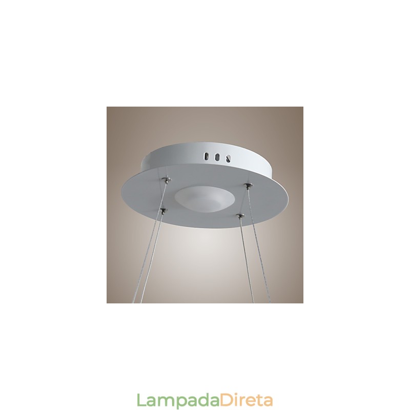 Luminária pendente design moderno Living Ring