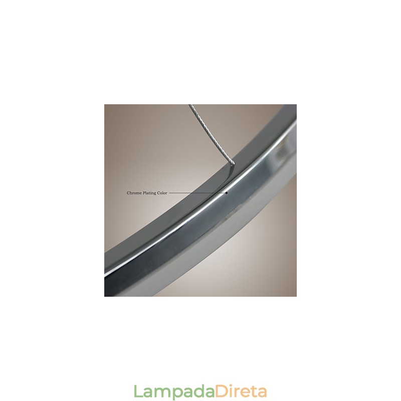 Luminária pendente design moderno Living Ring