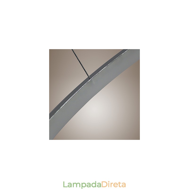 Luminária pendente design moderno Living Ring