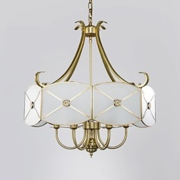 Família de luminárias de teto de cobre com design decorativo contemporâneo moderno