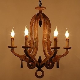 Lustre de metal com pintura estilo retrô vintage mini