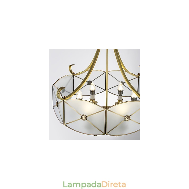 Família de luminárias de teto de cobre com design decorativo contemporâneo moderno