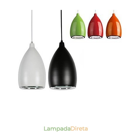 Luminária pendente de metal com pintura de globo contemporânea moderna Luminária pendente de metal com pintura de globo contemporânea moderna
