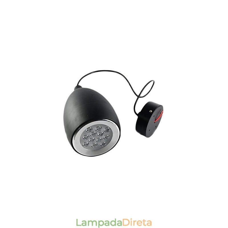 Luminária pendente de metal com pintura de globo contemporânea moderna