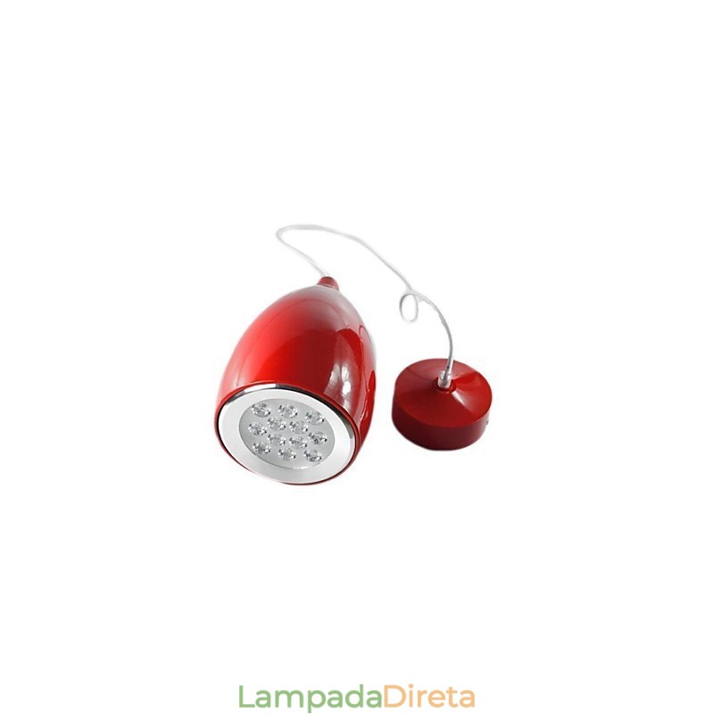 Luminária pendente de metal com pintura de globo contemporânea moderna