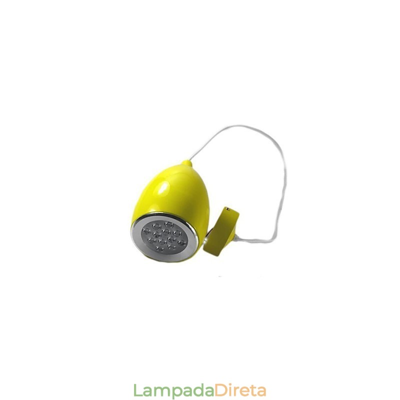 Luminária pendente de metal com pintura de globo contemporânea moderna