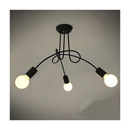 Lustre de Metal com Pintura Contemporânea Moderna Lustre de Metal com Pintura Contemporânea Moderna