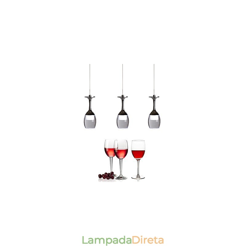 Luminárias pendentes 3 luzes placa traseira longa moderna contemporânea