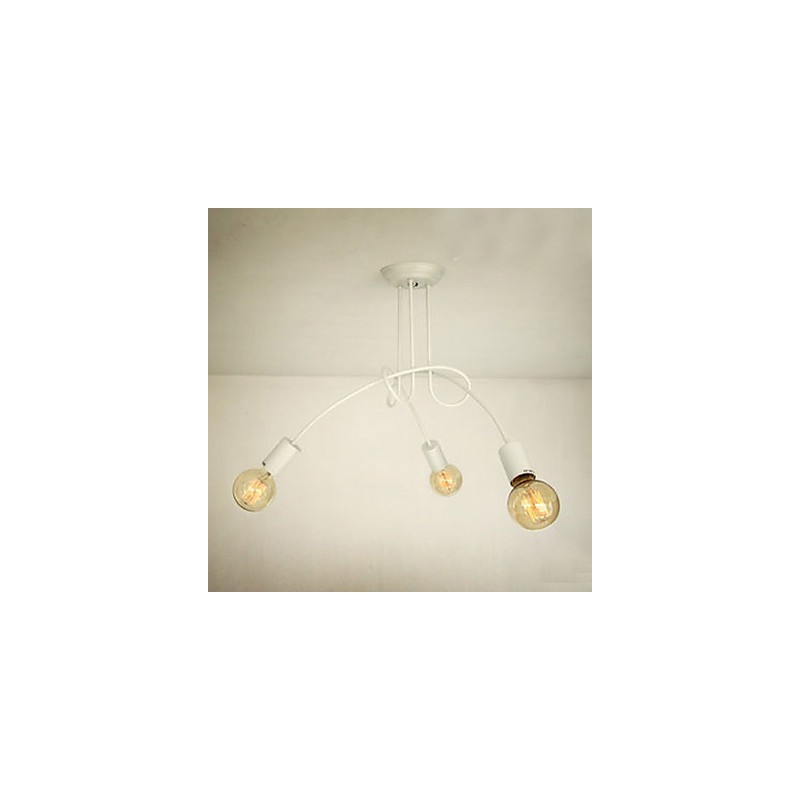 Lustre de Metal com Pintura Contemporânea Moderna