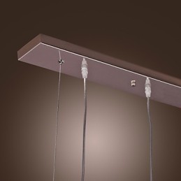 Ilha moderna contemporânea cristal outros metal pingente luz