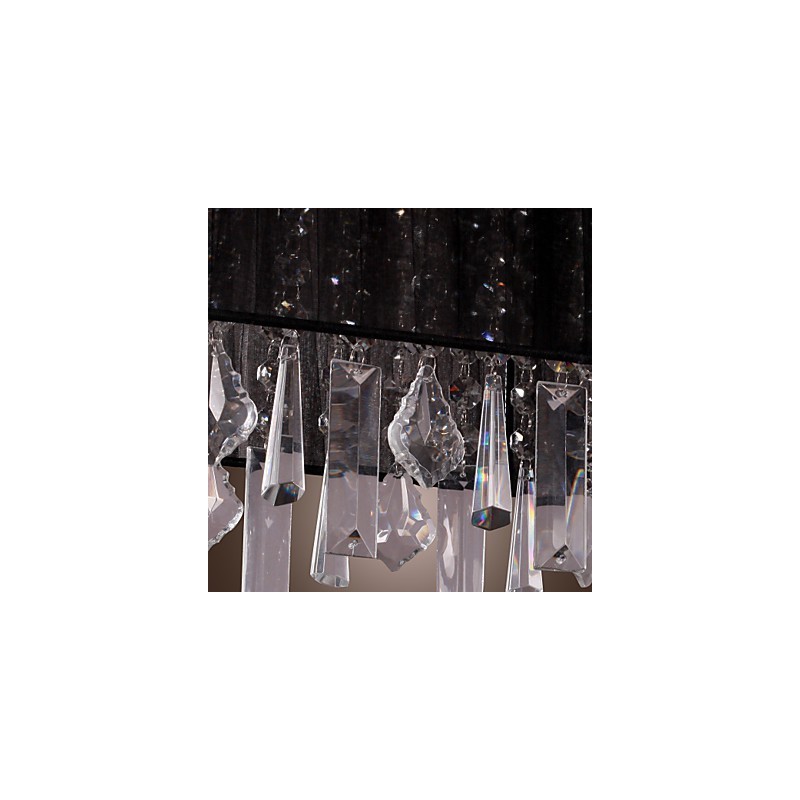 Ilha moderna contemporânea cristal outros metal pingente luz