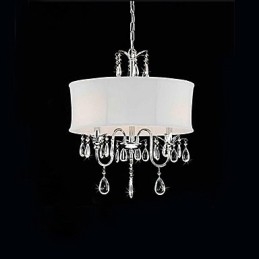 Luminária pendente de metal galvanizado