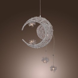 Luminária pendente moderna contemporânea estilo globo mini galvanizada em metal