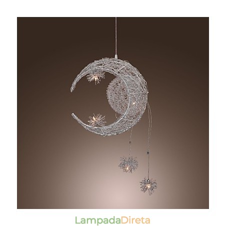 Luminária pendente moderna contemporânea estilo globo mini galvanizada em metal Luminária pendente moderna contemporânea estilo globo mini galvanizada em metal