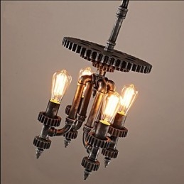 Loja de equipamentos mecânicos retrô Iluminação decorativa