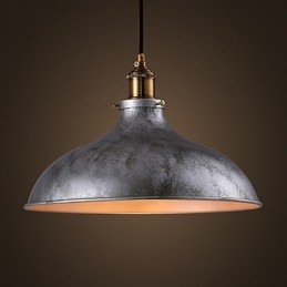 Luminária pendente de ferro de alta qualidade estilo loft, estilo americano, vintage, retrô, estilo country
