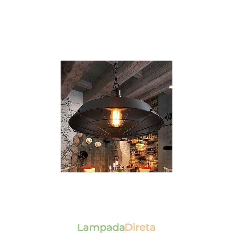 Luminárias pendentes American Country Retro Ferro forjado Contemporâneo e Contratado Armazém Droplight