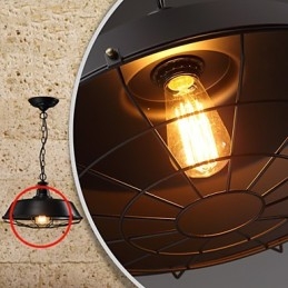 Luminárias pendentes American Country Retro Ferro forjado Contemporâneo e Contratado Armazém Droplight