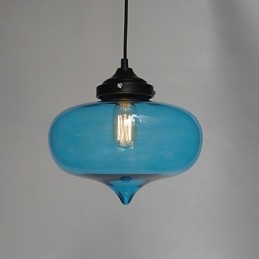 Pendente Bubble Design 1 Luz com Sombra Transparente