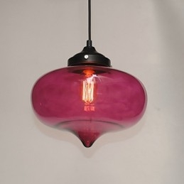Pendente Bubble Design 1 Luz com Sombra Transparente