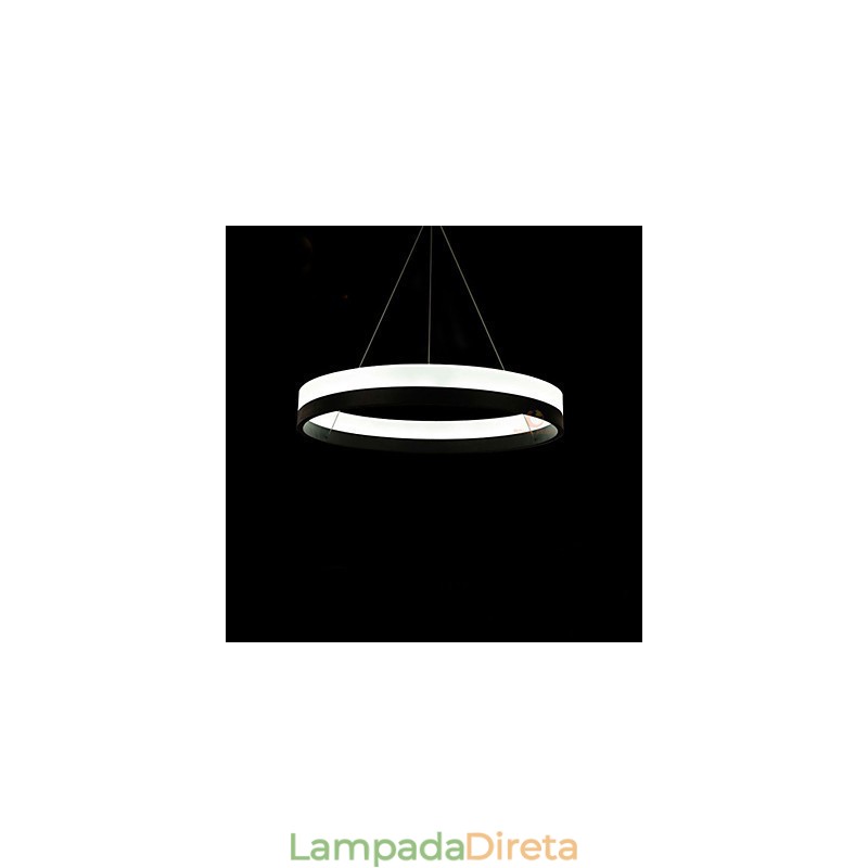 Luminária pendente linear Luminária de teto redonda