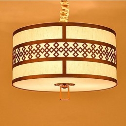 Iluminação suspensa estilo chinês simplicidade moderna