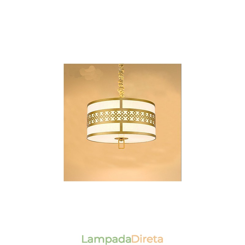 Iluminação suspensa estilo chinês simplicidade moderna