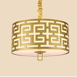 Iluminação suspensa estilo chinês simplicidade moderna