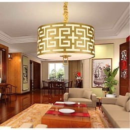 Iluminação suspensa estilo chinês simplicidade moderna