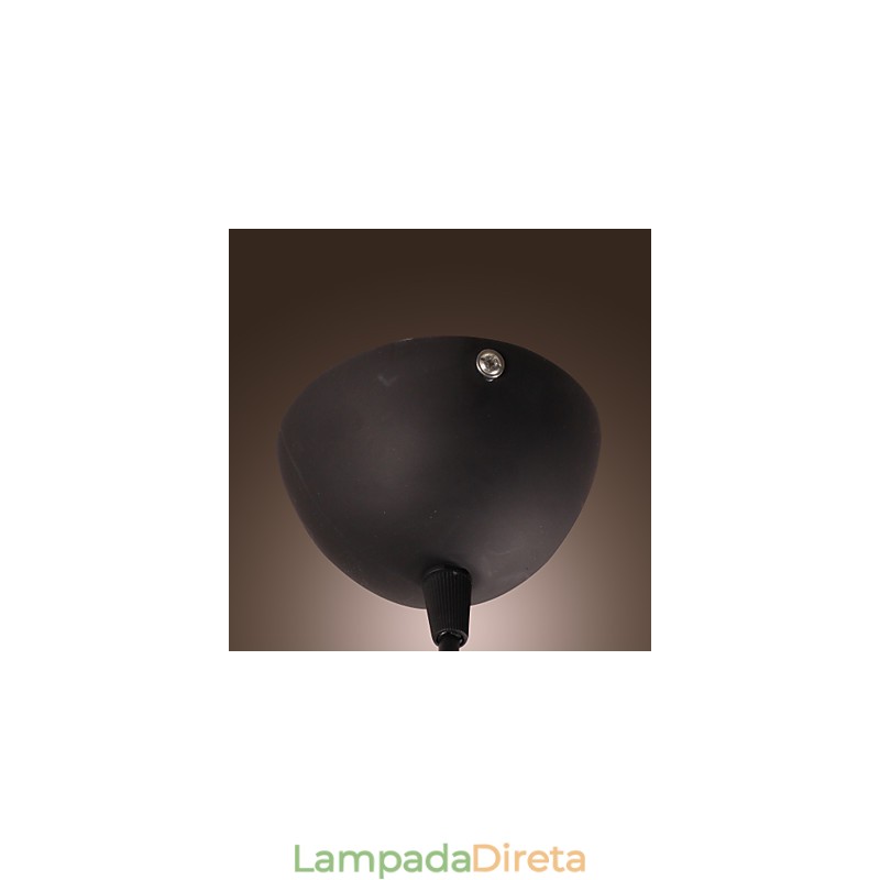 Luminária pendente moderna contemporânea retrô estilo mini com pintura