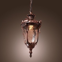 Luminária pendente de inspiração antiga com 1 luz