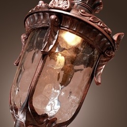 Luminária pendente de inspiração antiga com 1 luz