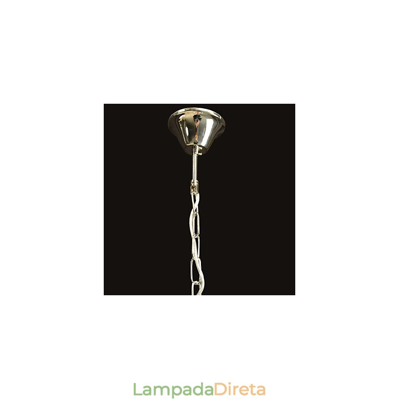 Lustre moderno contemporâneo de cristal cromado com pingente de luz