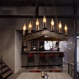 Retro Classic Metal Ceiling Lights Simples Luminárias Pendentes Café Luminária Pendente