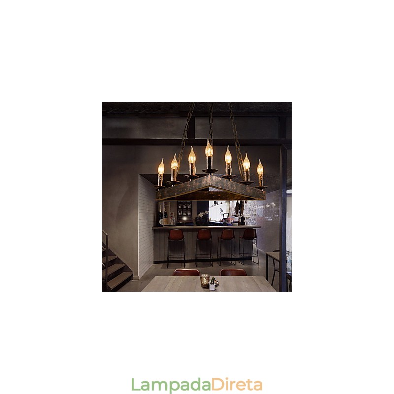 Retro Classic Metal Ceiling Lights Simples Luminárias Pendentes Café Luminária Pendente