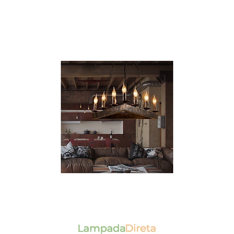 Retro Classic Metal Ceiling Lights Simples Luminárias Pendentes Café Luminária Pendente