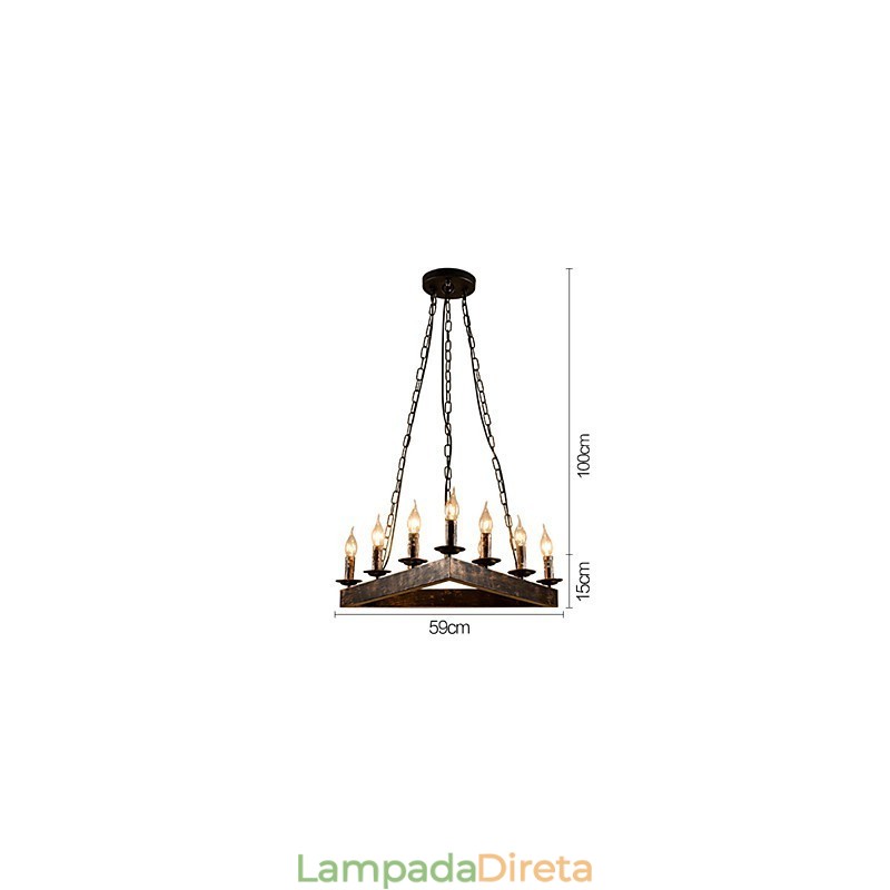 Retro Classic Metal Ceiling Lights Simples Luminárias Pendentes Café Luminária Pendente