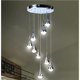 Lâmpadas e lanternas Stair Stage 9 Head Ceiling Lamp