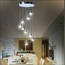 Lâmpadas e lanternas Stair Stage 9 Head Ceiling Lamp