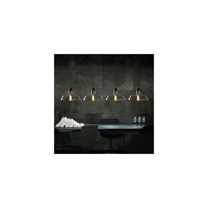 Luminária pendente galvanizada vintage para garagem