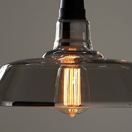 Luminária pendente galvanizada vintage para garagem